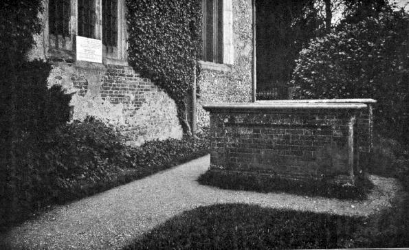 Churchyard, with Gray's tomb
